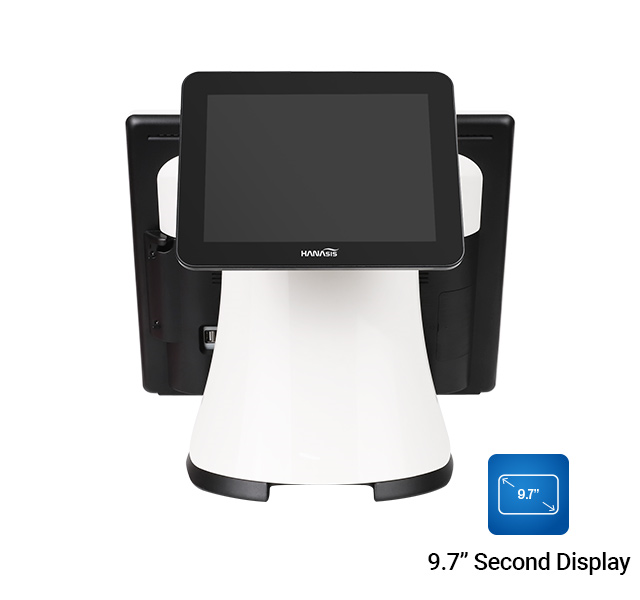Dual-screen POS with customer-facing display